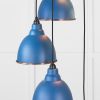 Hammered Copper Brindley Cluster Pendant in Upstream