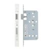Zoo Hardware 2 Piece - DIN bathroom - 78mm c/c - backset 55mm - White