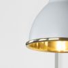 Smooth Brass Brindley Wall Light in Birch