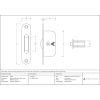 Polished Marine SS (316) Radiused Sash Pulley 75kg