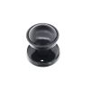 Plastic Rim / Mortice Knob Black