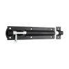 Iron Barrel Bolt - Straight 6" Black