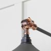 Smooth Copper Flora Wall Light in Bluff