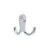 Zoo Hardware Double Robe Hook - Chrome