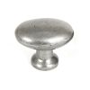 Pewter Oval Cabinet Knob 40mm