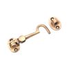 Silent Cabin Hook 3" - 75mm Antique Brass