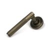 Burnished Brass Brompton Lever on Rose Set (Beehive)