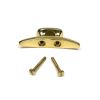 Polished Brass Marine Cleat Hook