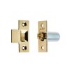 Jedo Adjustable Rollerbolt Catches with Brass Roller 36mm Polished Brass - By Frelan Hardware - J8072PB