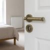 Complete Midtown Door Handle Pack - Sashlock - Antique Brass - 65mm / 4-inch Hinges - JE-G7A8-AB