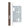 Zoo Hardware Din Euro Deadlock- Backset 60mm - 2 Pc Forend Square - PVDBZ - Single Throw - Bronze