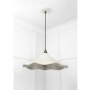Smooth Nickel Flora Pendant in Teasel