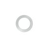 Zoo Hardware Spare screw on rose pack - Satin Chrome