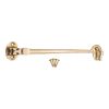 Silent Cabin Hook 8" -  200mm Polished Brass