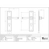 Black Large Avon 72mm Centre Euro Lock Set