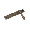 Burnished Brass Avon Slimline Lever Latch Set