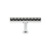 Millhouse Brass Chrysler Diamond T-Bar Cabinet Knob Handle - Polished Chrome