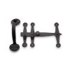 Heavy Duty Handforged Door Hardware Kit Beeswax