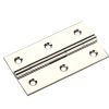 Zoo Hardware Solid drawn brass butt hinge - 75 x 41 x 2mm - Polished Nickel