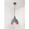 Smooth Copper Brindley Pendant in Bluff