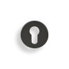 Valli Euro Profile Push-on Round Rosette Escutcheon - Anthracite