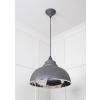 Smooth Nickel Harborne Pendant in Bluff