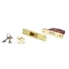 Atlantic 5 Lever Key Deadlock [BS] 2.5" - Polished Brass