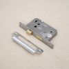 3" CE 3 Lever Bathroom Lock FD60 - Satin Chrome