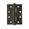 Atlantic Ball Bearing Hinges Grade 13 Fire Rated 4" x 3" x 3mm - Urban Dark Bronze (Pair)