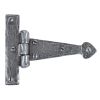 Pewter 4" Arrow Head T Hinge (pair)