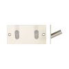 Double Robe Hook 94x46mm Satin Stainless Steel - By Frelan Hardware - JSS901C