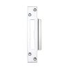 Zoo Hardware Spare Extended Tongue Strikes for UK Locks C/W fixing Screws - Stainless Steel
