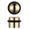 Zoo Hardware Domed Floor Mounted Door Stop - 31mm Dia 35mm Proj - Brass