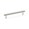 Alexander & Wilks - Crispin Knurled T-bar Cupboard Pull Handle - Polished Nickel - 160mm