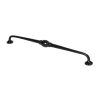 Black 13½" Hammered D Handle