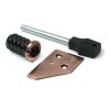 Polished Bronze Key-Flush Sash Stop