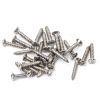 Stainless Steel 4x¾" Countersunk Raised Head Screws (25)