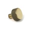 Aged Brass Brompton Cabinet Knob - 25mm (No rose)