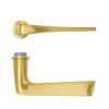 Zoo Hardware Como Lever on 32mm Round Mini Rose - PVD Satin Brass