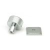 Satin Chrome Judd Cabinet Knob - 25mm (Square)
