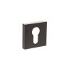 STATUS Euro Escutcheons on S4 Square Rose - Urban Dark Bronze (Pair)
