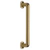 Heritage Brass Door Pull Handle Traditional Design 330mm Polished Brass Finish