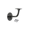 Brass Handrail Bracket Matt Black