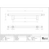 Pewter 400mm Pull Handle