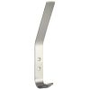 Zoo Hardware Hat and Coat Hook 180mm - Satin Stainless