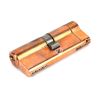 Polished Bronze 40/40 5pin Euro Cylinder