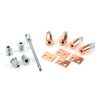 Polished Bronze Secure Stops (Pack of 4)