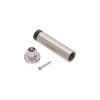 Opal Knurlmond Door Stop Satin Nickel