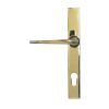 Aged Brass Eaton Slimline Lever Espag. Lock Set
