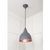 Smooth Copper Brindley Pendant in Bluff